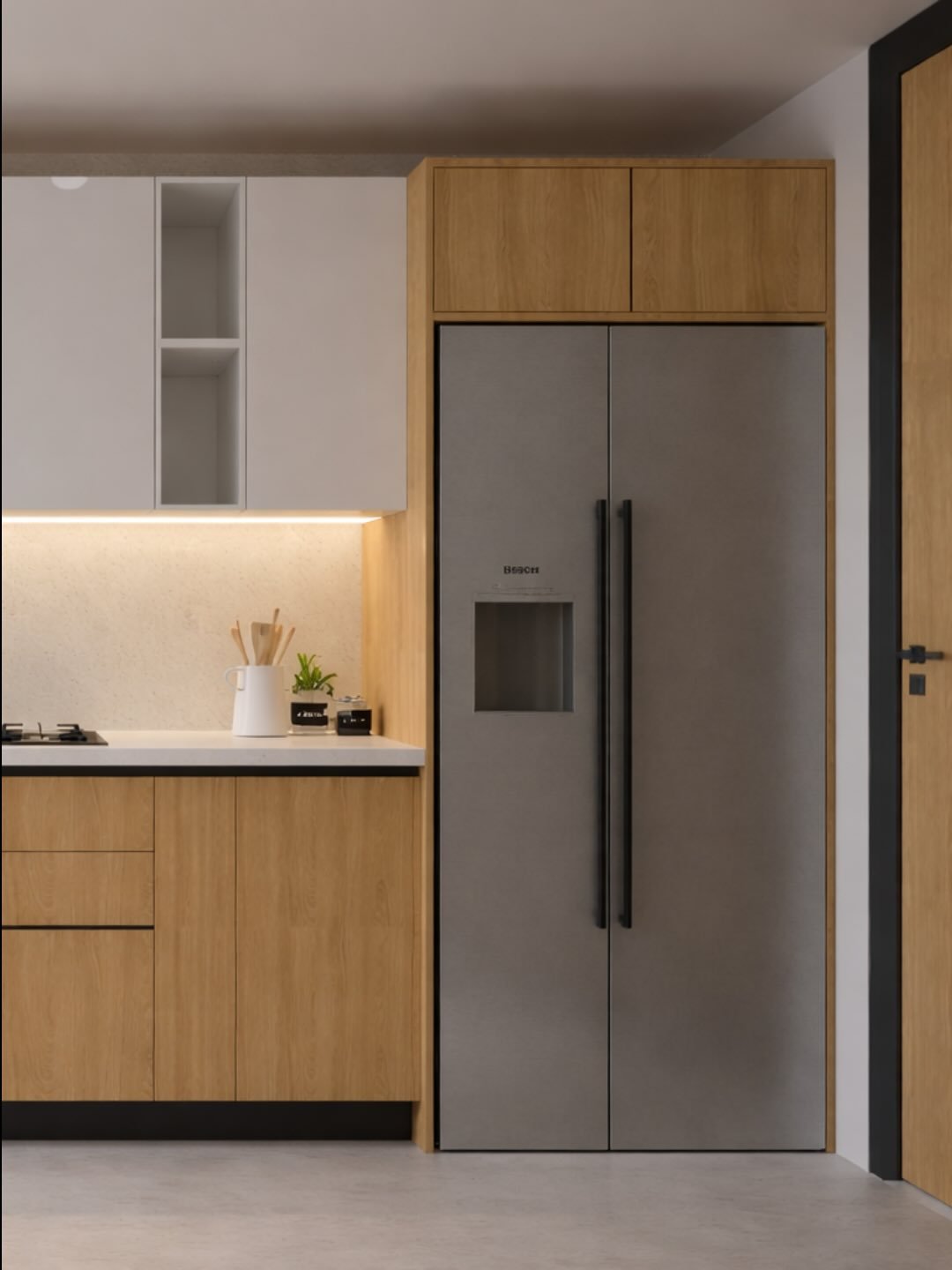 Cocina residencial, vista 2